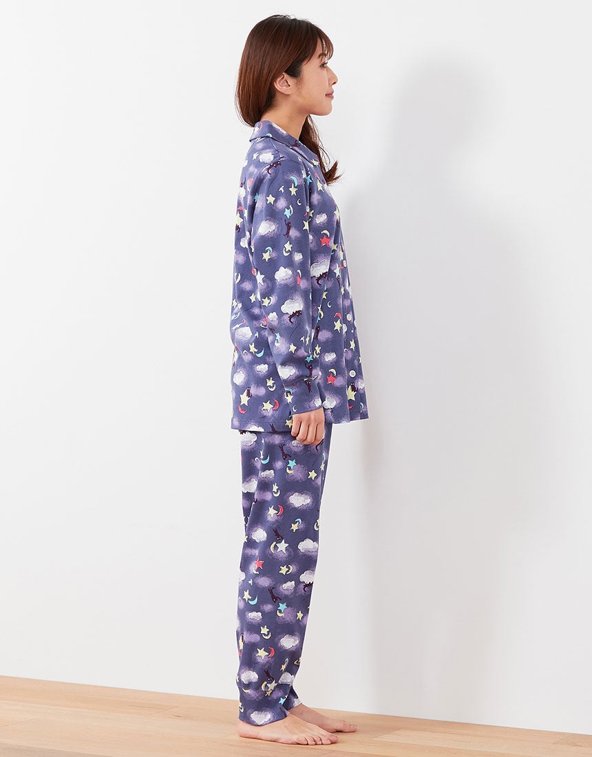 tsumori chisato SLEEPワコール猫ワンピース &パンツセットM 熱い販売