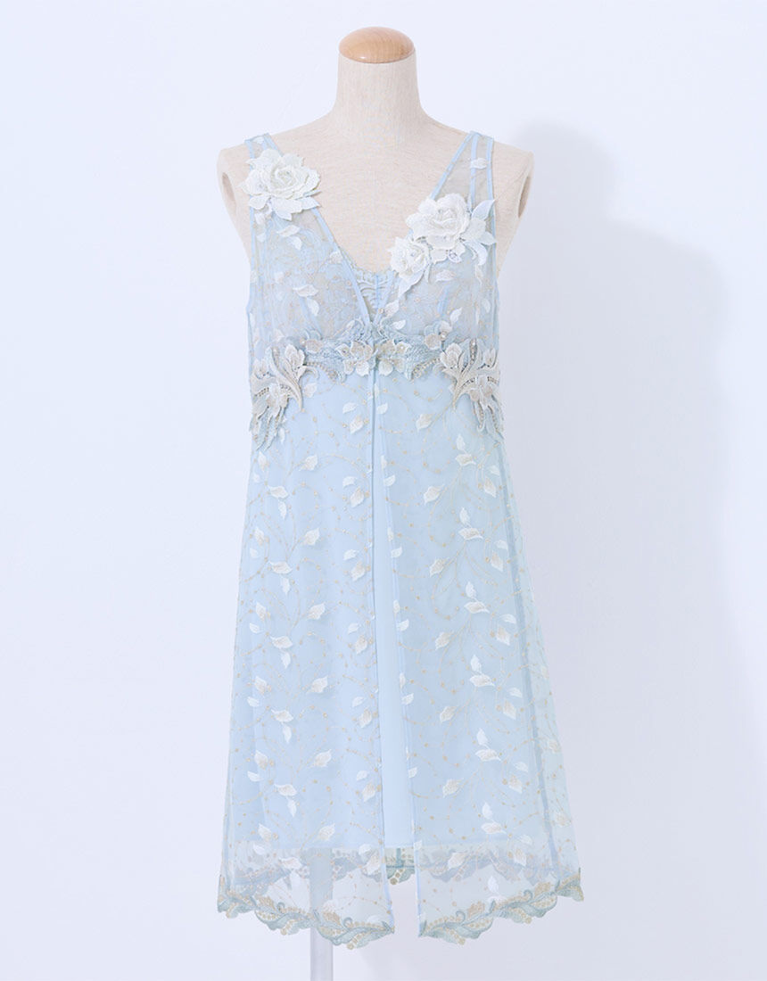 ♡サルート【珊瑚の海】64グループ ランジェリードレス ナイトドレス サルート 2017年第三弾は美しい珊瑚が揺らめく海 | Official