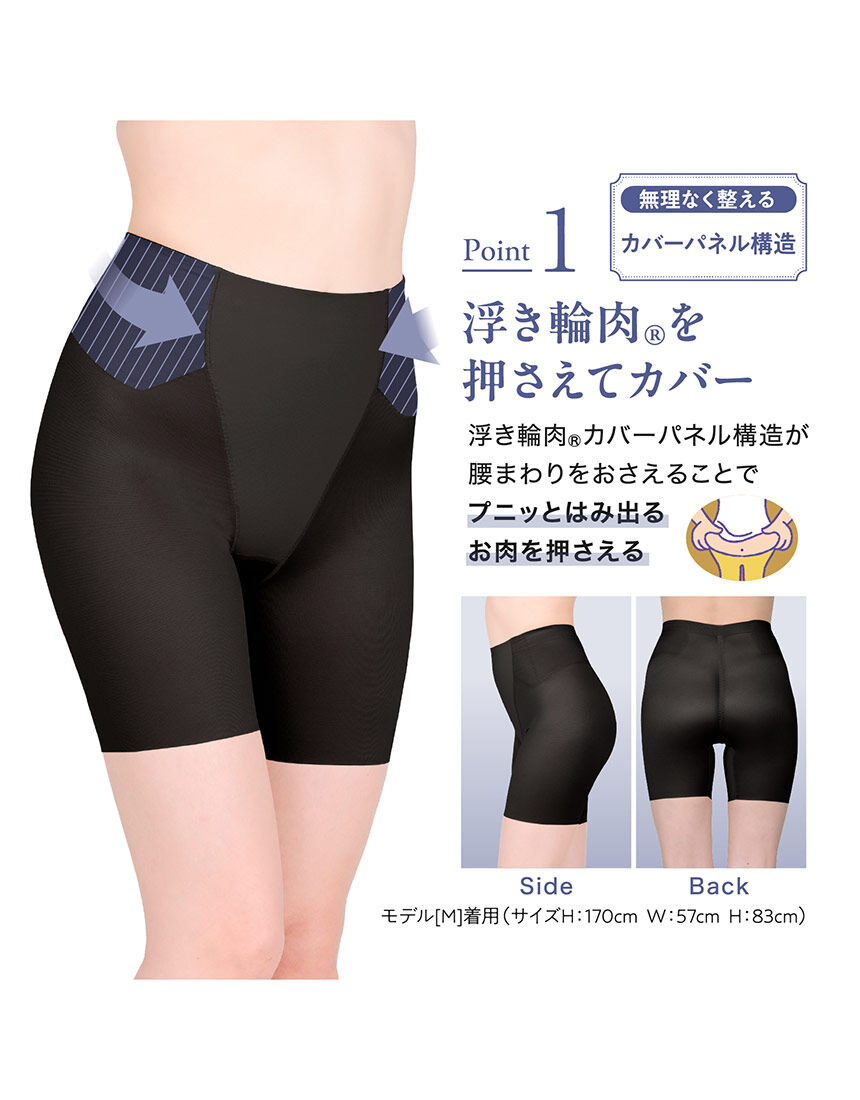 ルシアン 浮き輪肉撃退！ ガードル（ロング丈） GLC028｜ワコール直営