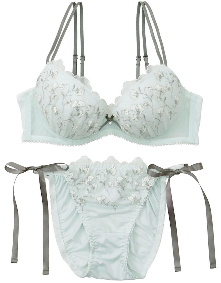 Wacoal yue ユエ ブラジャーショーツセット　グリーン Wacoal yue ユエ ブラジャーショーツセット グリーン ブラジャー