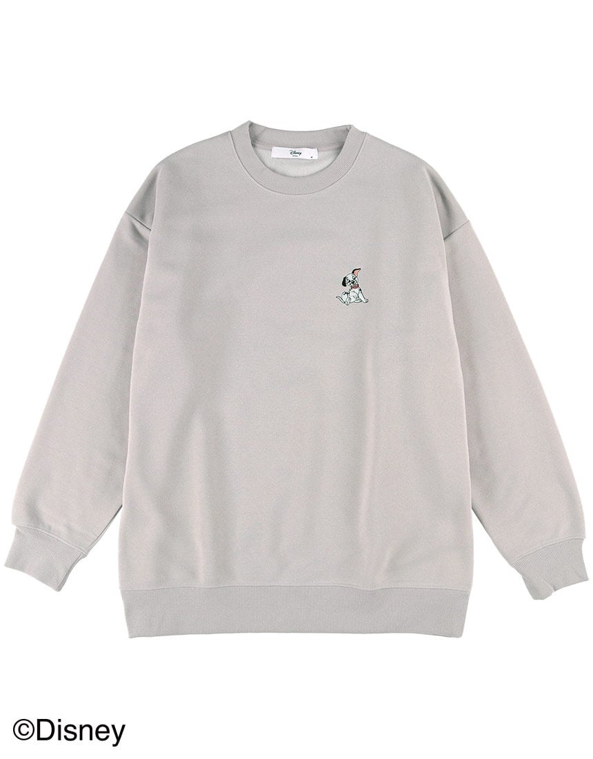 Lingè Noël ランジェノエル 【ディズニー】ワンポイント刺繍 裏起毛