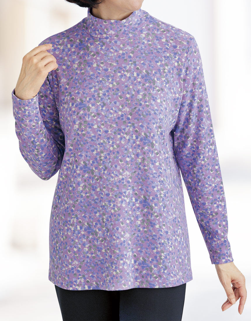 あったかプリントカットソーチュニック