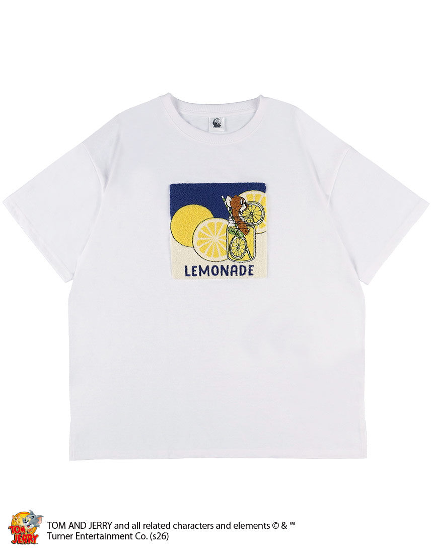 Lingè Noël ランジェノエル トムとジェリー サガラ刺繍Tシャツ T