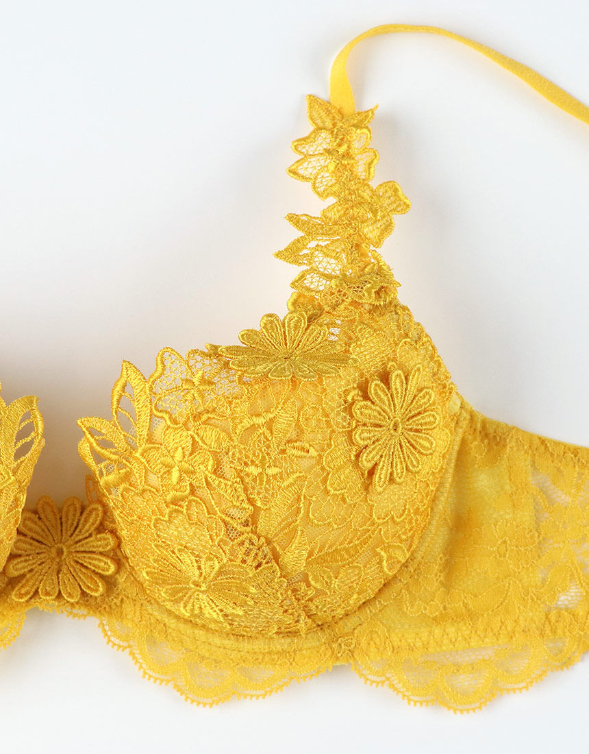 VG HeapUpOctaver プラッタ FR 1枚 Yue きれいな谷間をつくるプッシュアップタイプ 3／4カップブラ