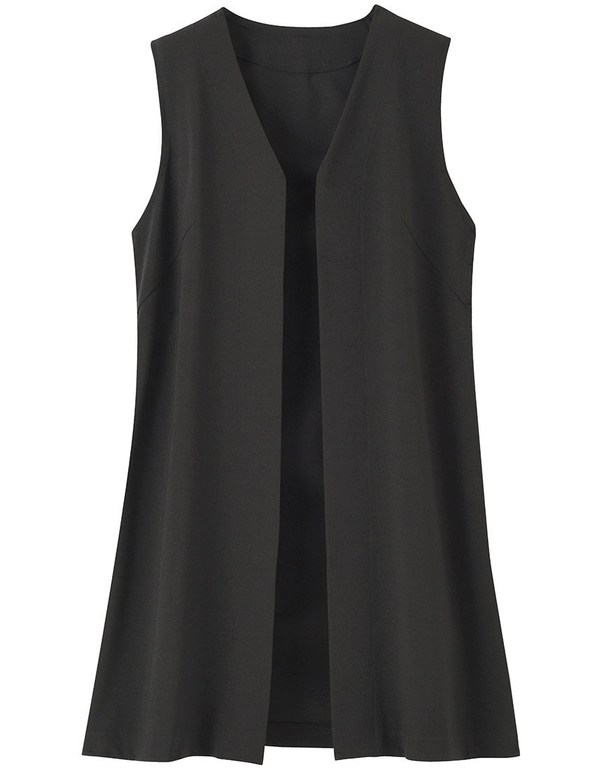 ワコール_カルソン 【UVカット】体型カバー ロングジレ アウター