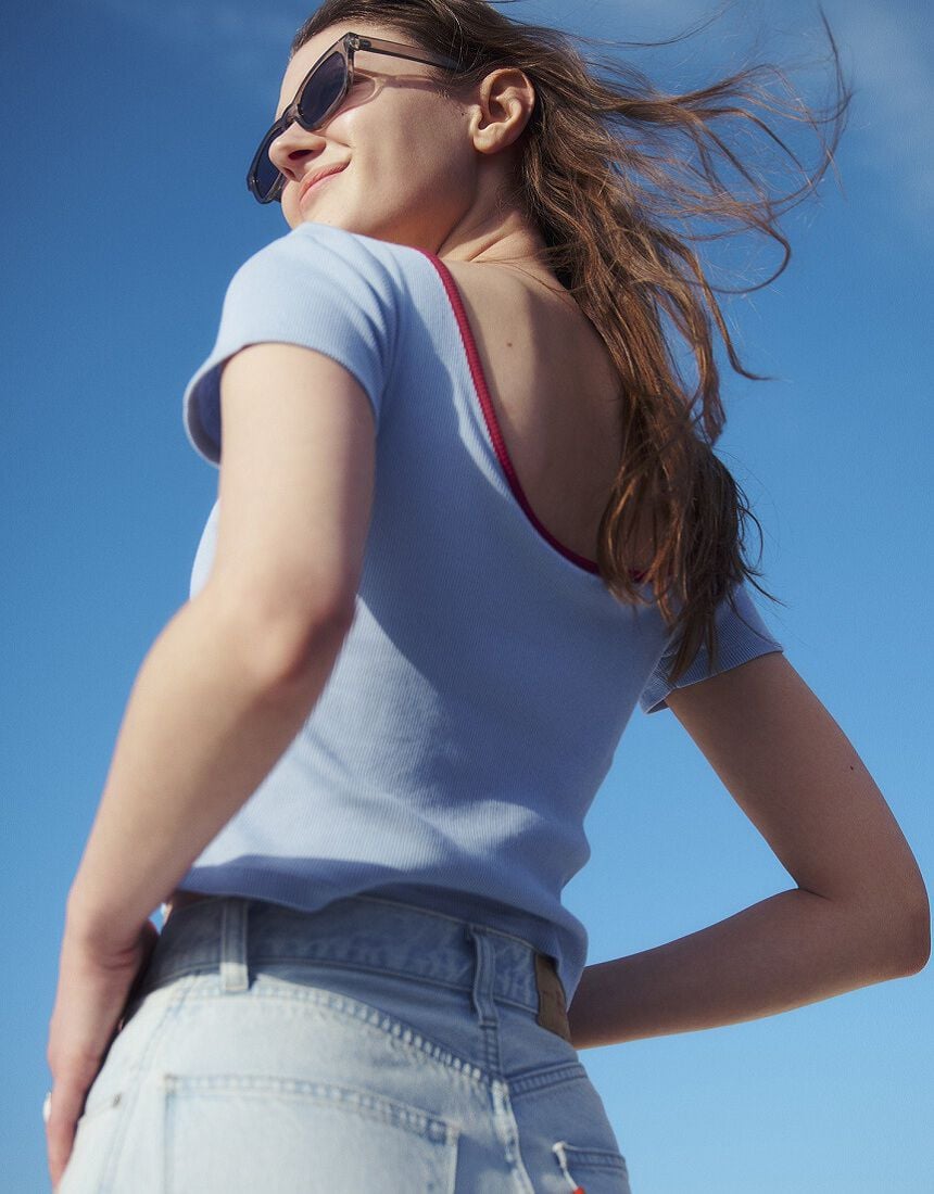 カップ付きトップス, , hi-res