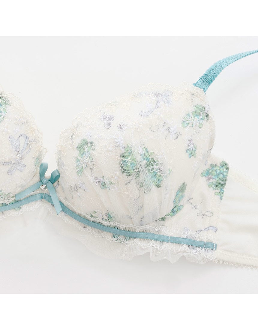 Lingè Noël ランジェノエル レザンリュバン ブラ＆ショーツセット