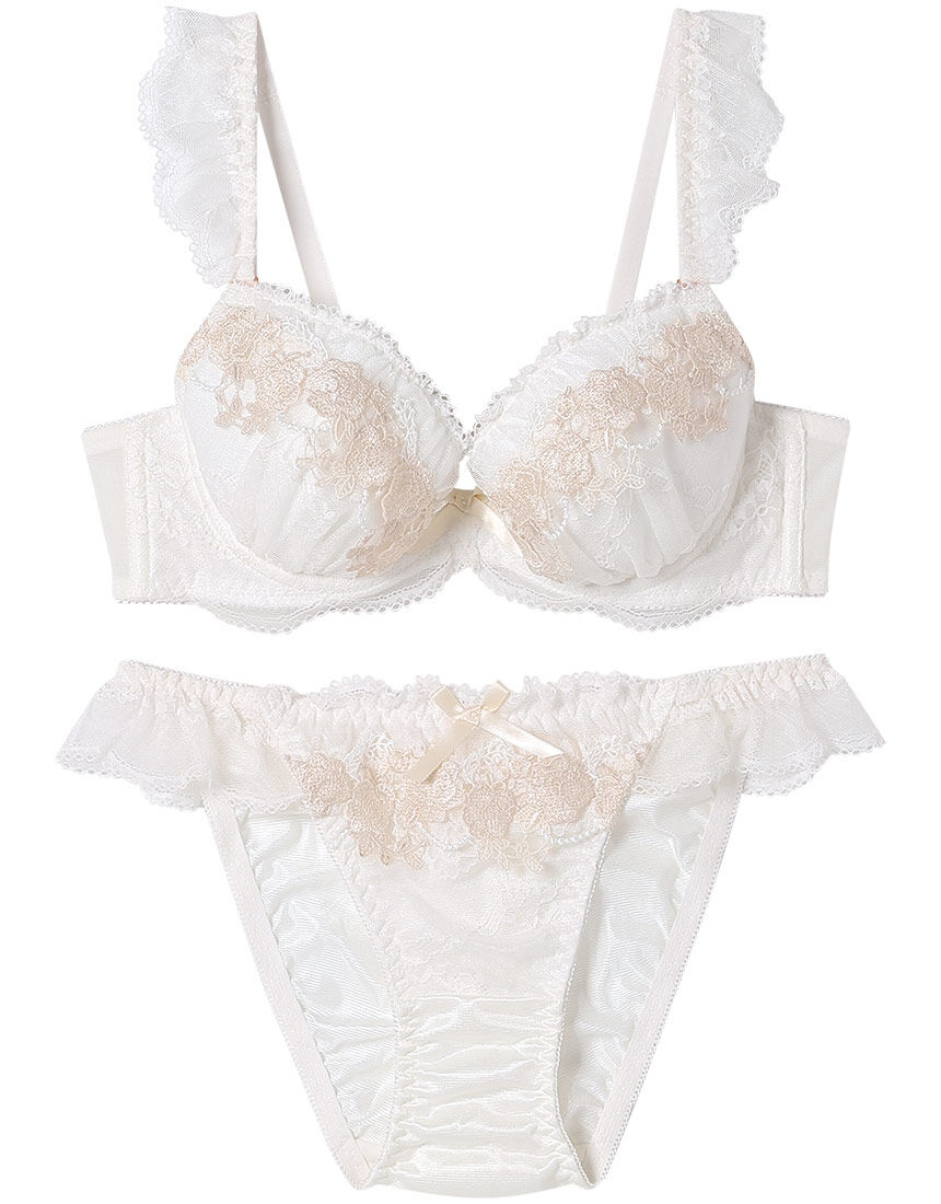 ワコール パルファージュ D75ブラジャー&LLショーツ2枚計3点定価19470 Lingè Noël ランジェノエル ロイヤルローズドレス ブラ＆ショーツ