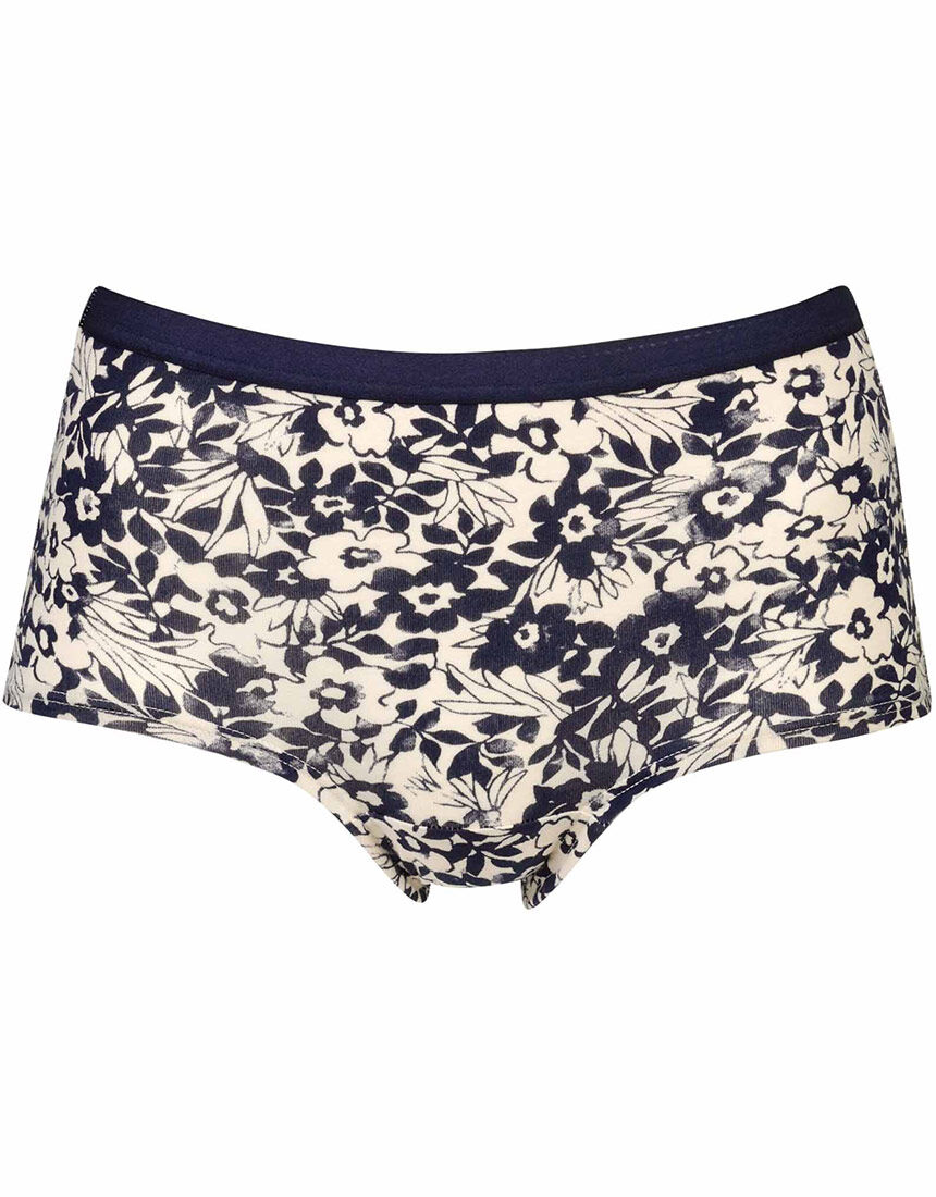 ワコール 【S〜3Lサイズ】無地＆プリント 綿混 ボーイレングス