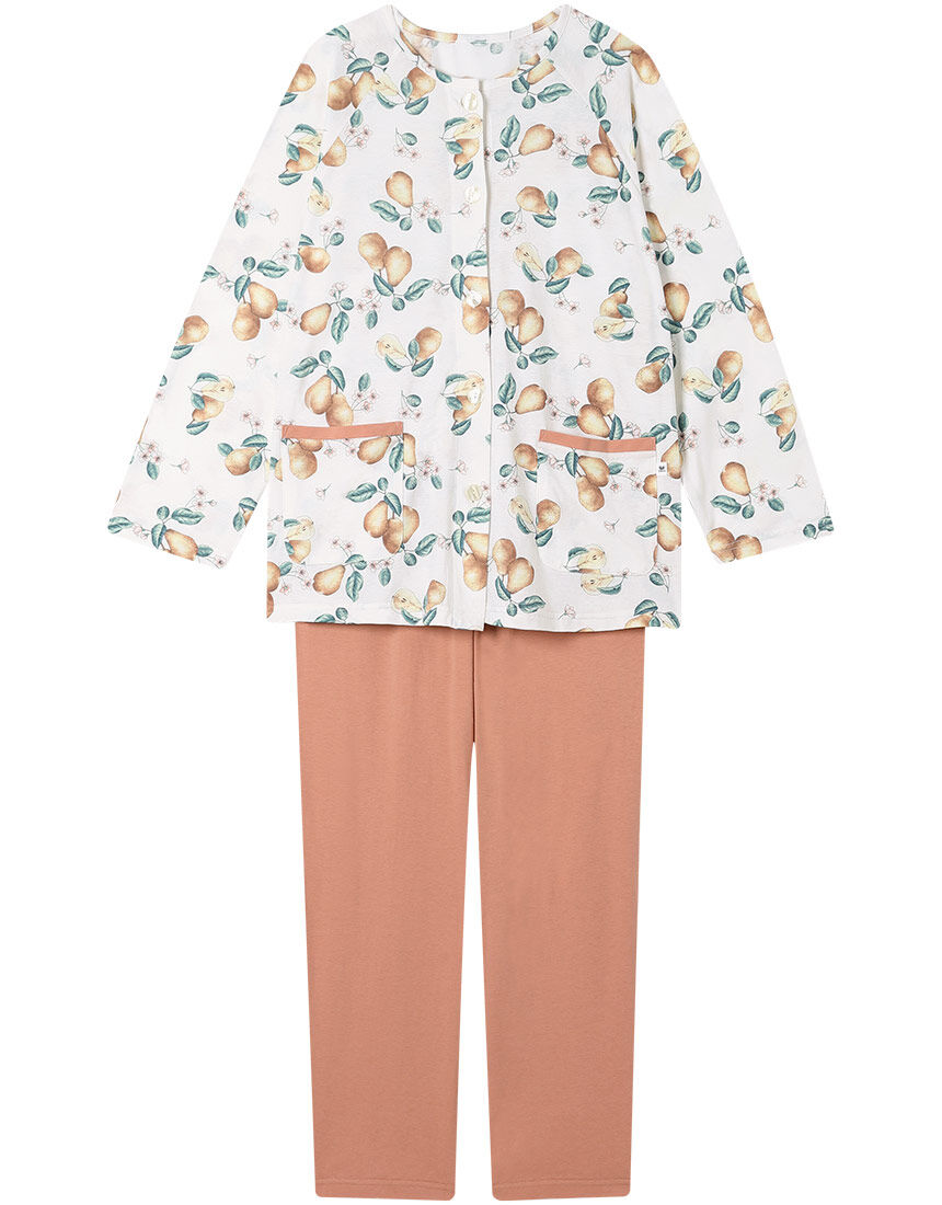 ワコール　あったかパジャマ上下 ワコール_リラックス＆スリープ 【綿100％】通年おすすめ 腕が