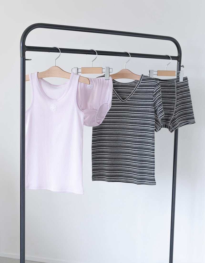 ワコール_キッズ 【男児】希少価値の高い超長綿100％☆肌