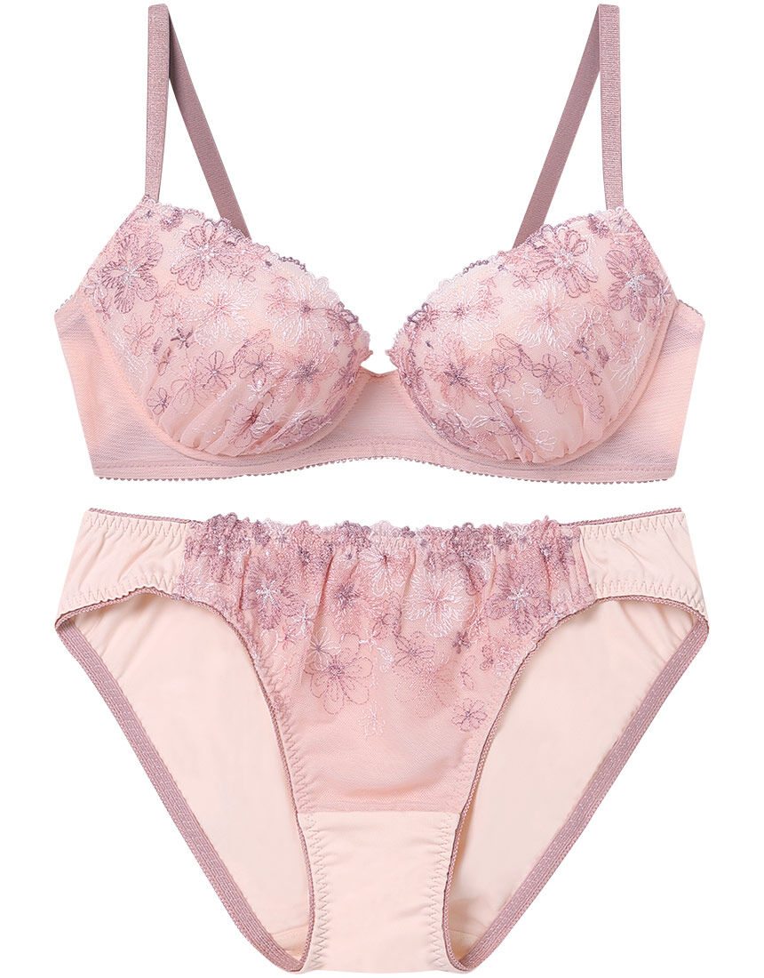 ブラジャー＆ショーツセット ピンク系｜ワコール直営の公式下着通販