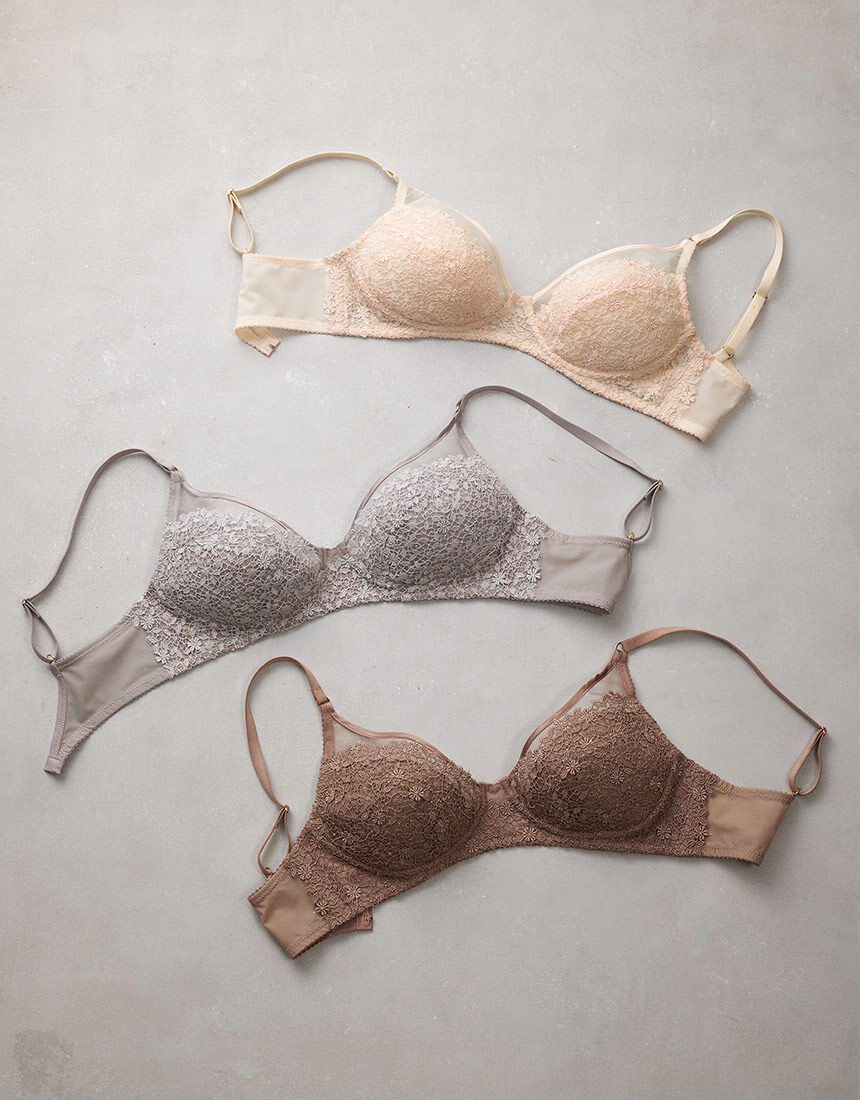 ワコール ノンワイヤー 包みこむようなつけごこち ノンワイヤーブラ