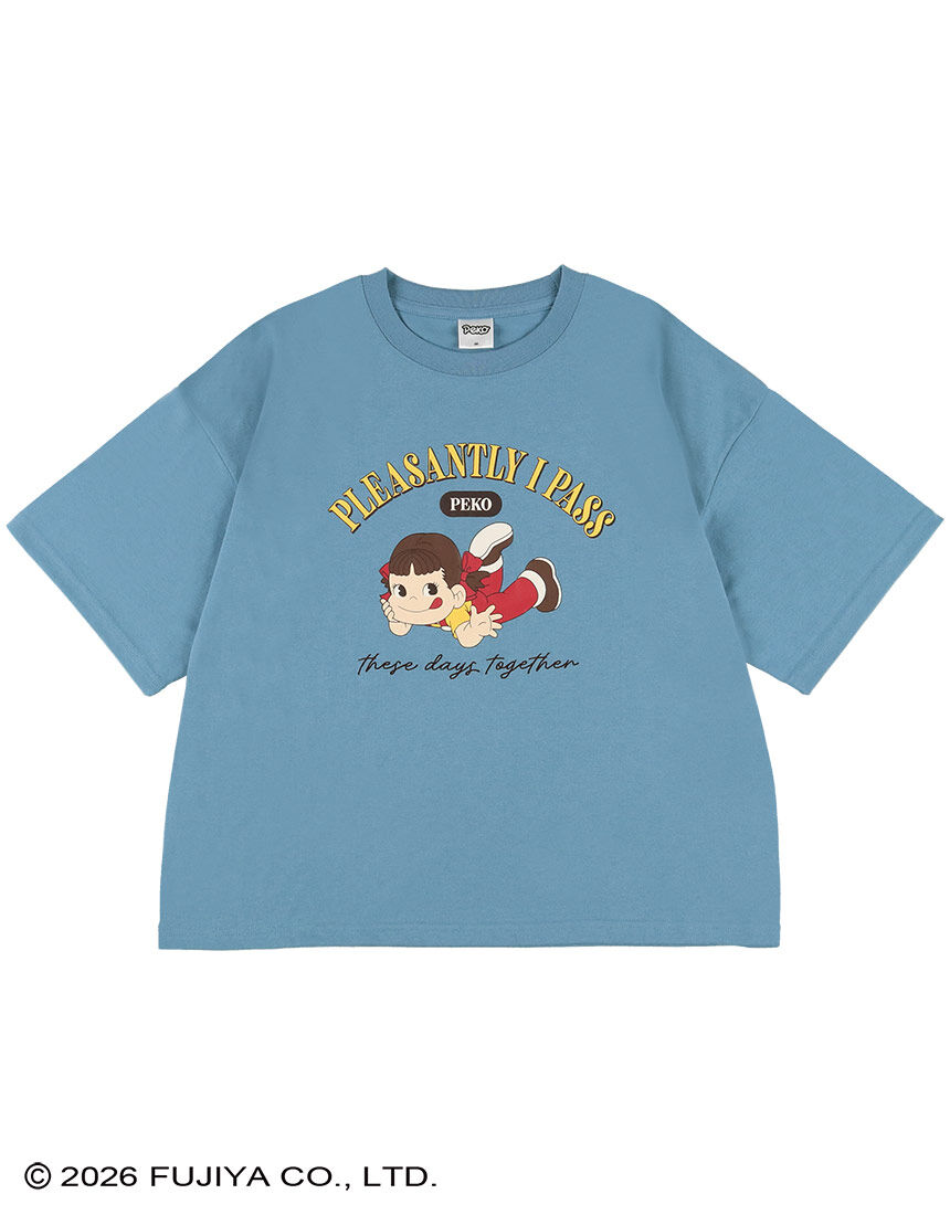 Lingè Noël ランジェノエル ペコちゃん 半袖Tシャツ Tシャツ NZL767