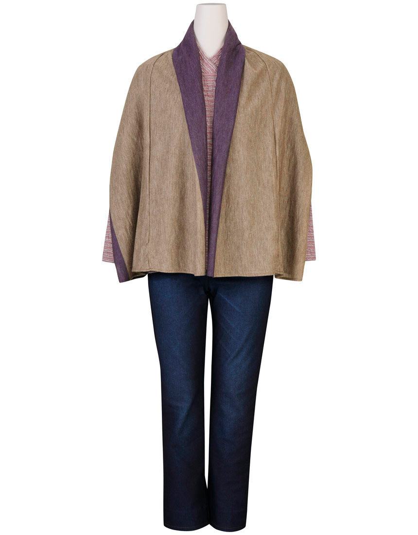 全力処分 ワコール らくラクパートナー 秋冬 ウール ジャケット パープル ワコール らくラクパートナー 秋冬 ウール ジャケット パープル