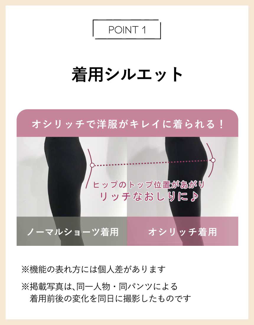 アンフィ ヒップのシルエットをととのえる【Oshi−Rich