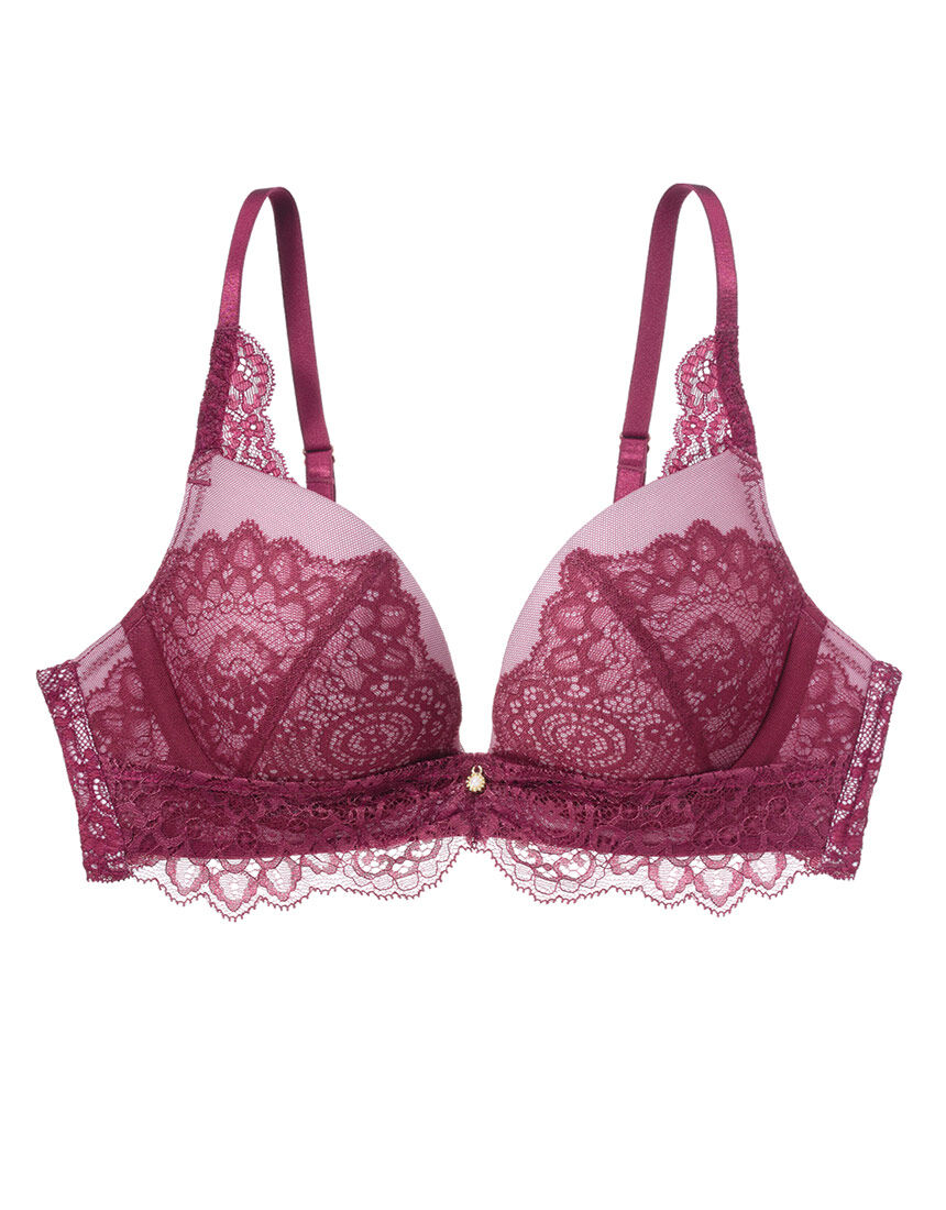 PEACH JOHN 【持ち上げて盛れるブラ 上品なレース＆チュールデザイン