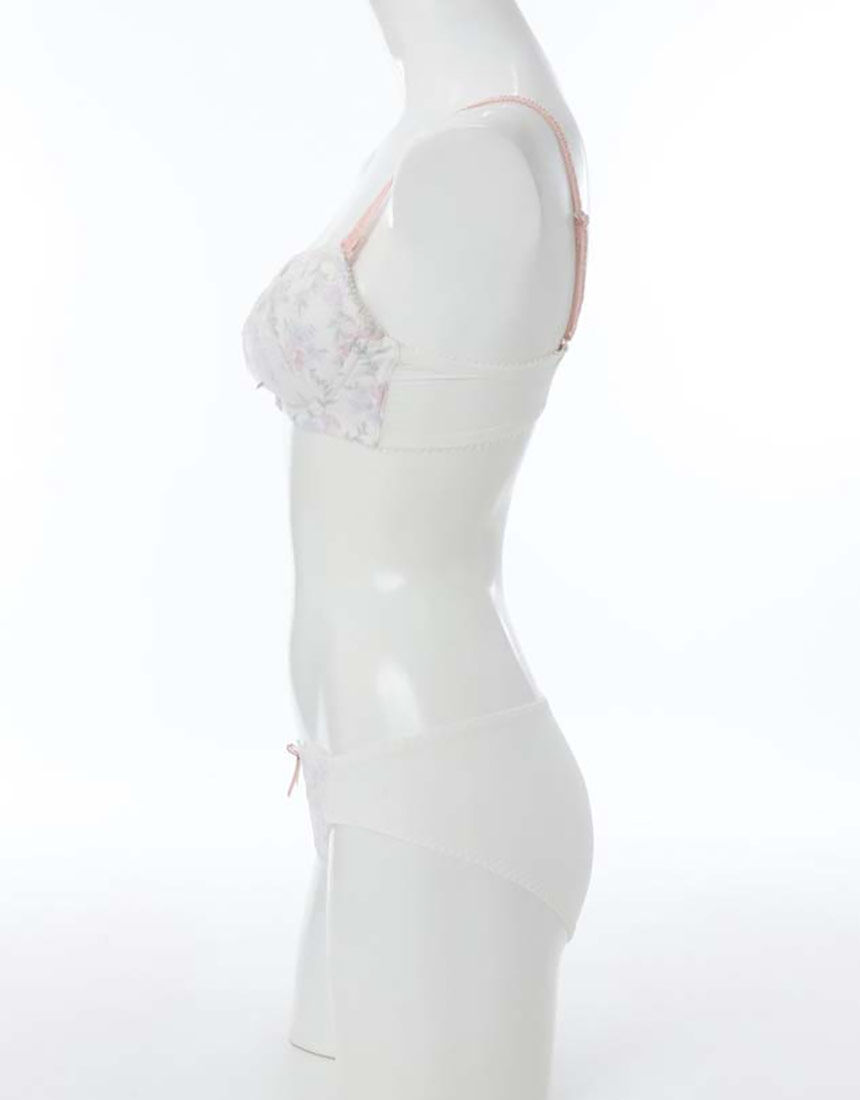 Lingè Noël ランジェノエル ペールフローラル ブラ＆ショーツセット