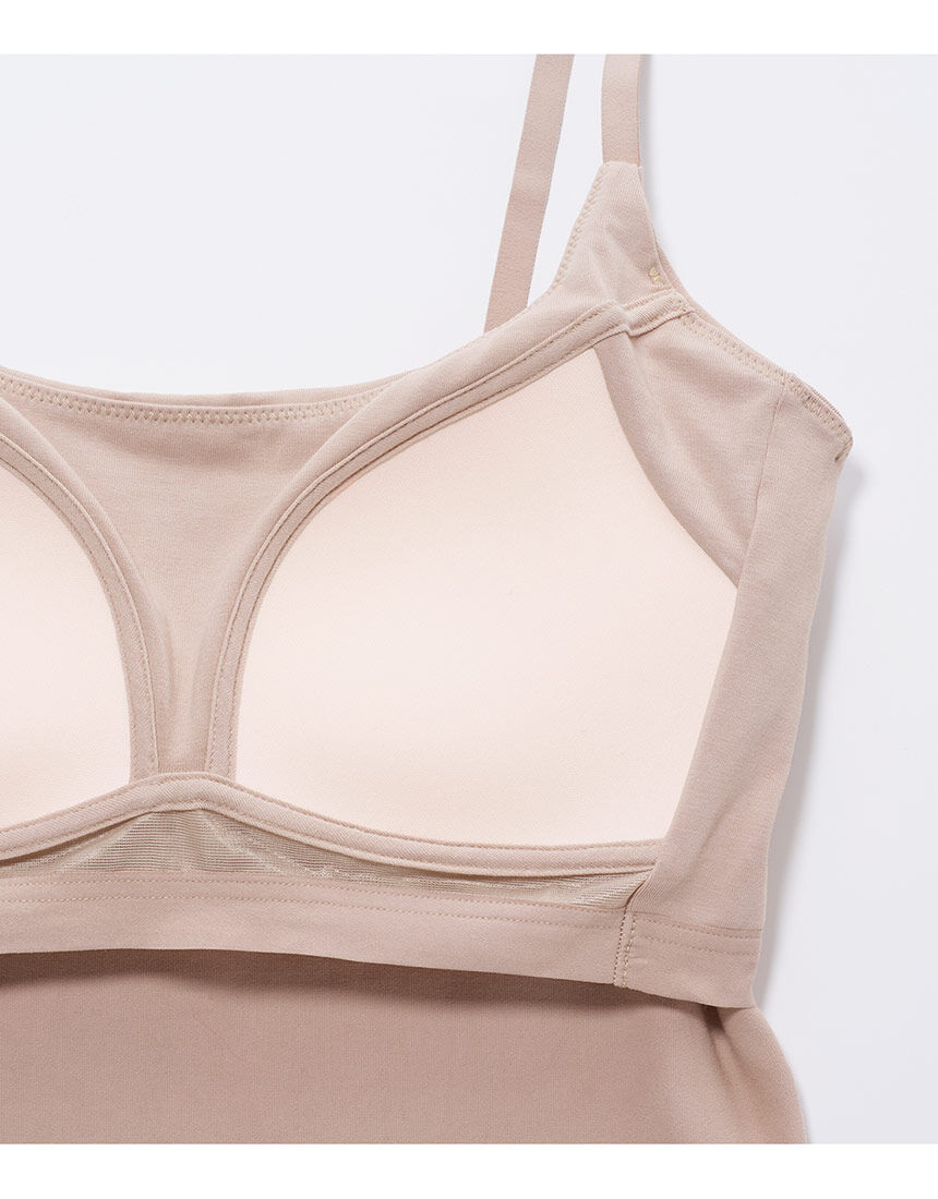 ③-3ハンロ ブラキャミ 32B 70B ALLURE カップ付きインナー