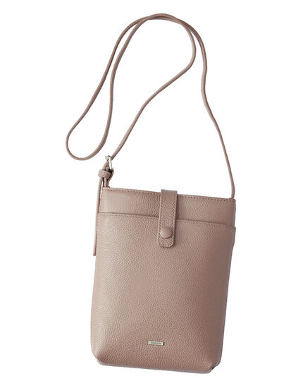 フロントポケット付　牛革ポシェット, , main