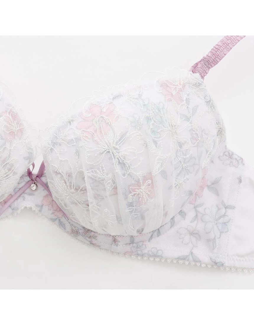Lingè Noël ランジェノエル ペールフローラル ブラ＆ショーツセット