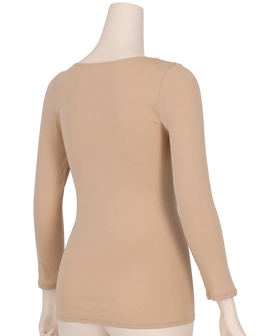 ワコール（WACOAL）/ふんわりあったかゆったりタイプ　トップス（７分袖）（ＣＬＤ３８７） ワコール ふんわりあったかタイプ トップス（8分袖） CLD310