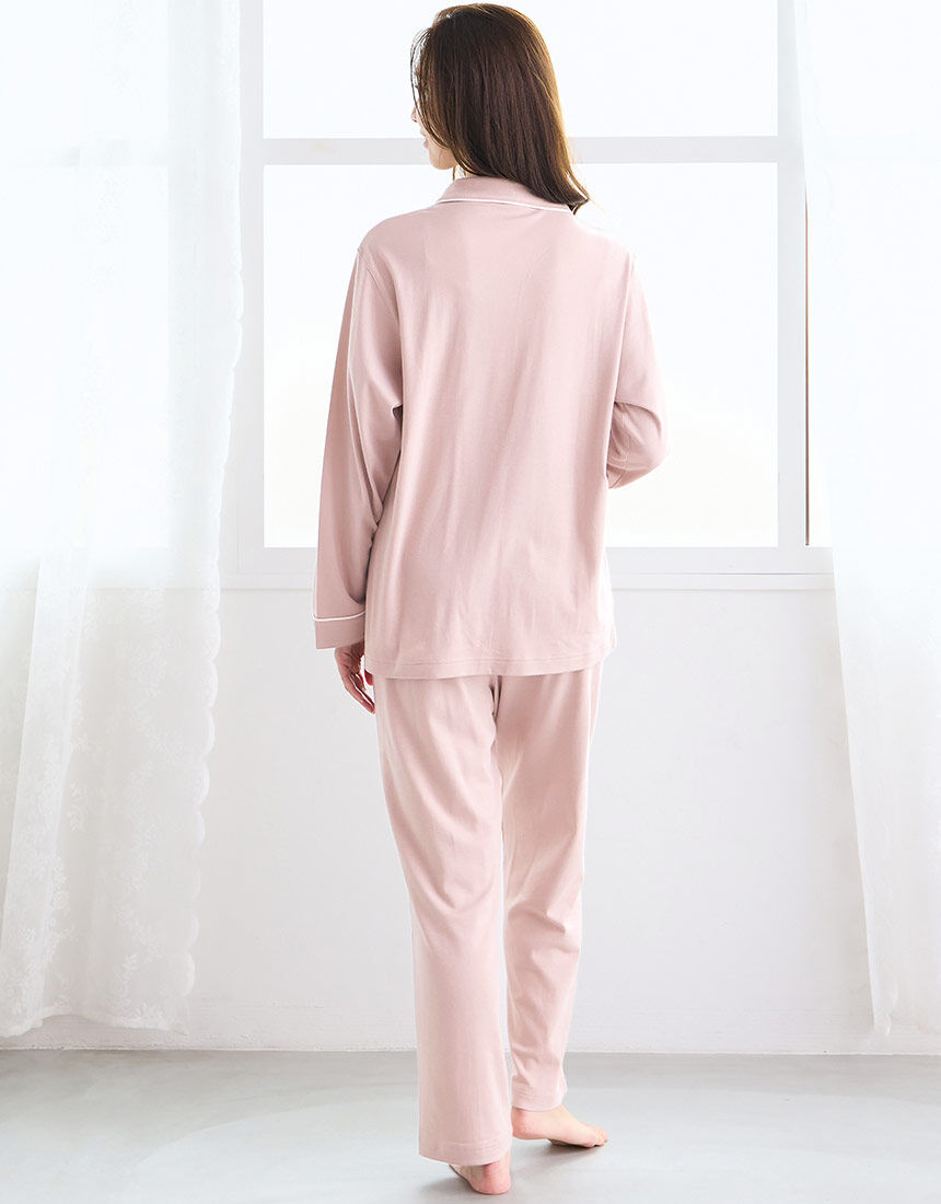 ワコール／睡眠科学 【綿100％】ここちよく眠れるパジャマ なめらか