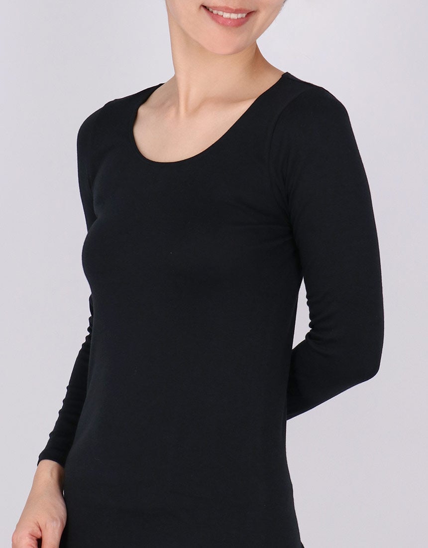 ワコール ふんわりあったかタイプ トップス（8分袖） CLD311