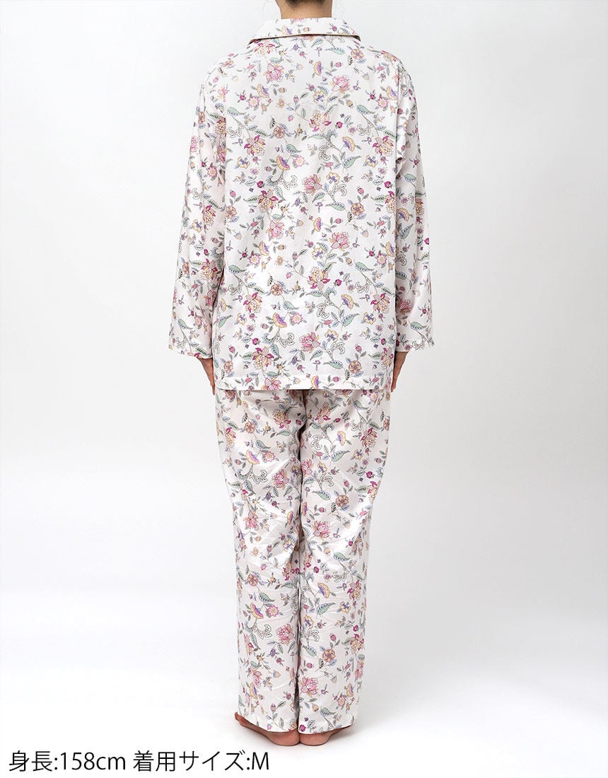 ワコール_リラックス＆スリープ 【綿100％】サテンパジャマ