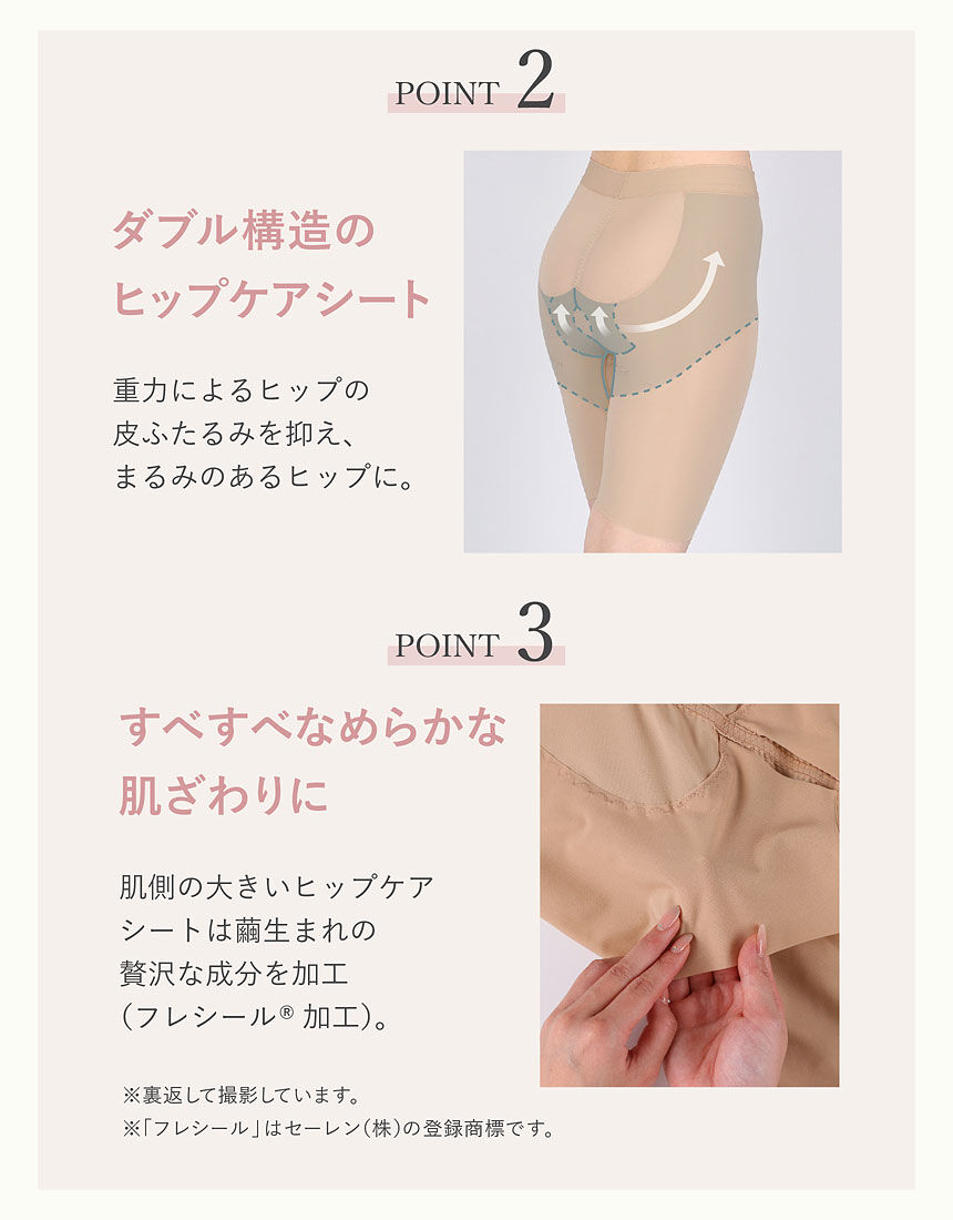【バジル】ヒップアップパワーガード　ベージュМ　2枚 ヒップアップ パワーガード（Ladies） - カイロプラクティックの
