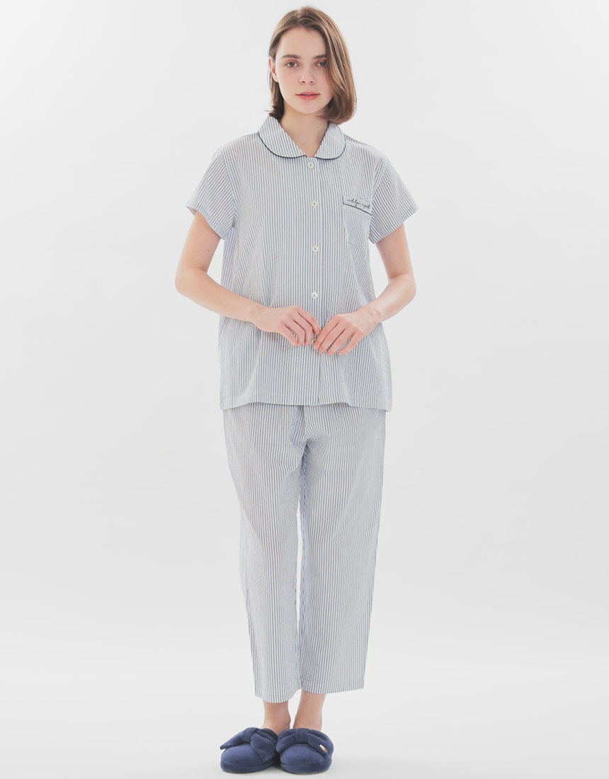 Lingè Noël ランジェノエル サッカーストライプ パジャマ NZL604