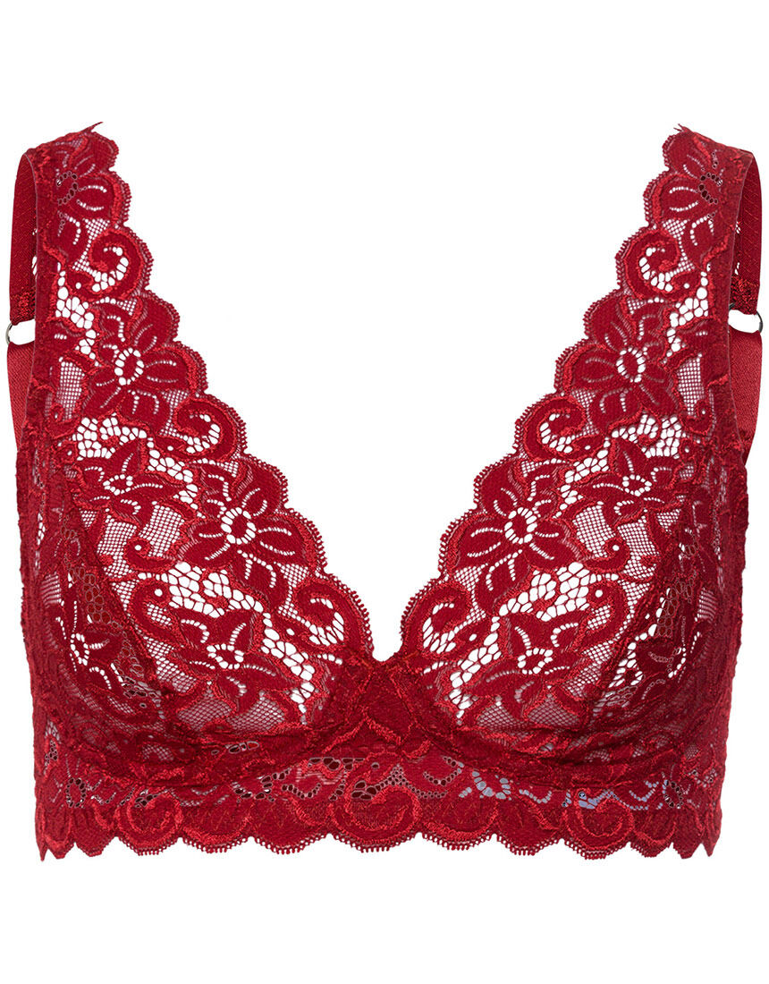 ハンロ 総レース ノンワイヤーブラ UIH032｜ワコール直営の公式下着