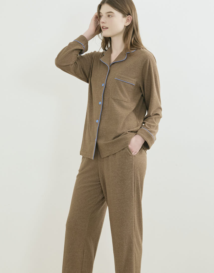 ウンナナクール 【綿混】コットンパイルパジャマ MADE WITH