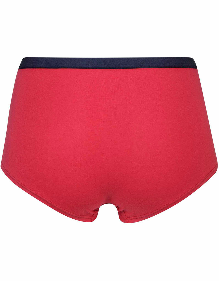 ワコール 【S〜3Lサイズ】無地＆プリント 綿混 ボーイレングス