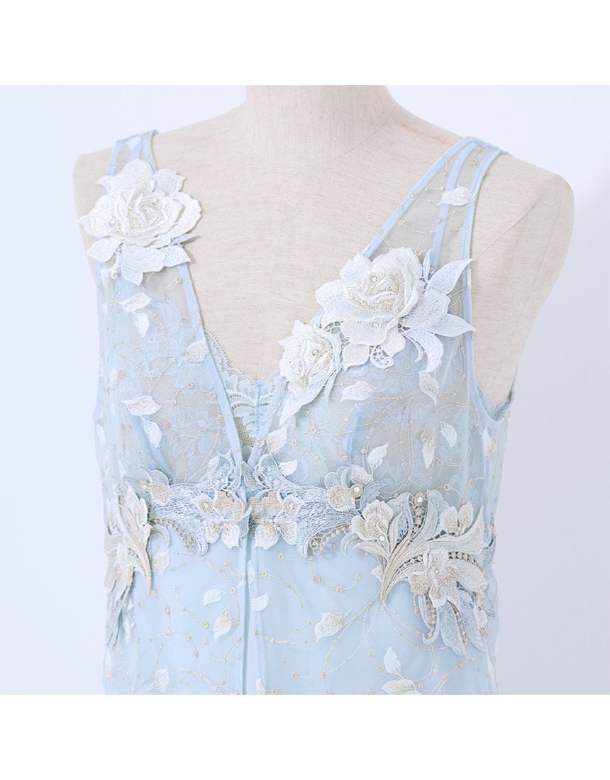 ♡サルート【珊瑚の海】64グループ ランジェリードレス ナイトドレス 🏆後ろ姿優勝🏆 ⁡ 大人気のサルート𝟐𝟐グループ。 エレガンスを