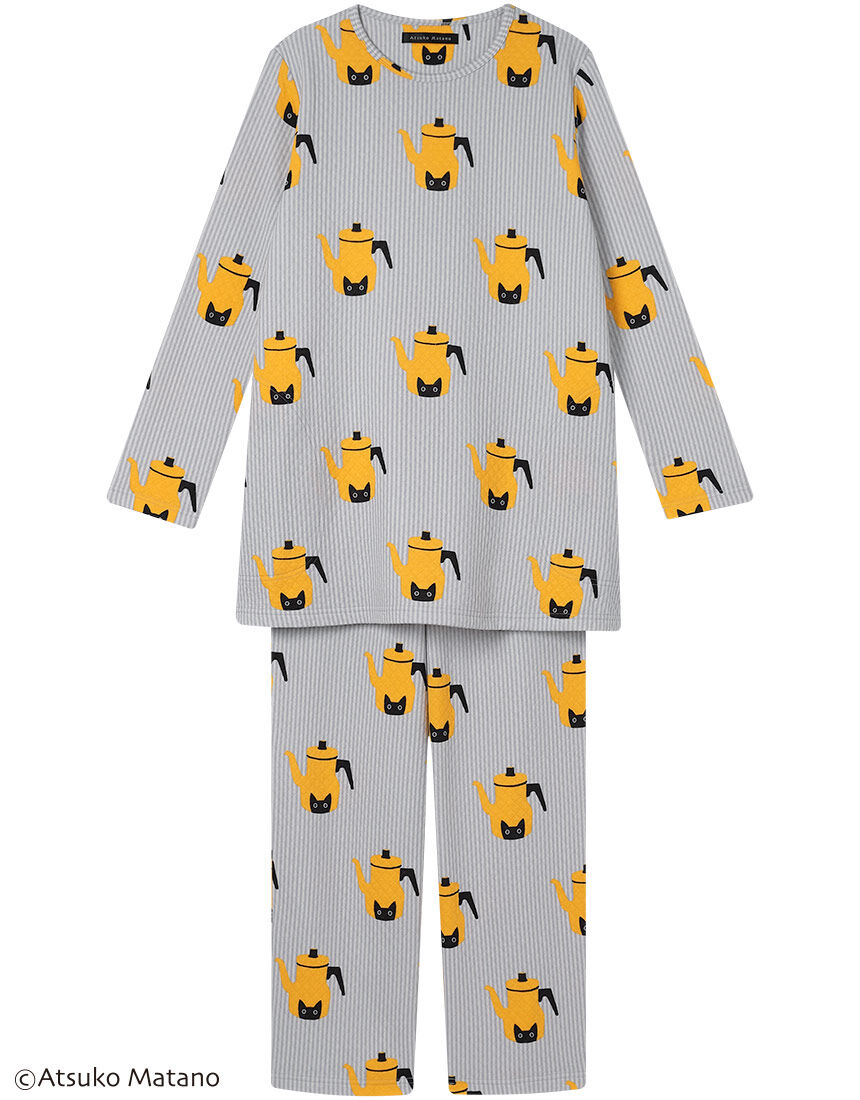 アツコマタノ 【綿混】とてもあたたかいキルトニット素材を使用