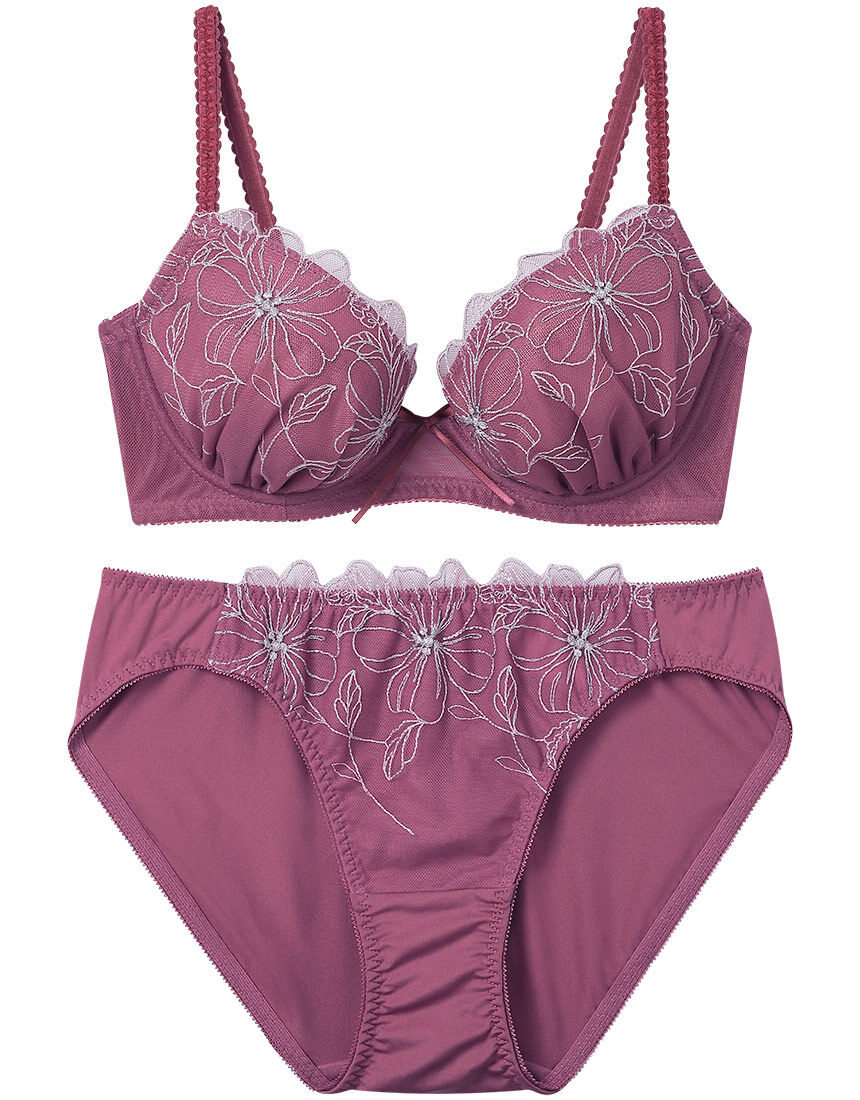 【D75&M】ワコール パルファージュ アドマイヤーブラ＆ショーツセット ピンク ブラ＆ショーツセット ピンク系｜ワコール直営の公式下着通販