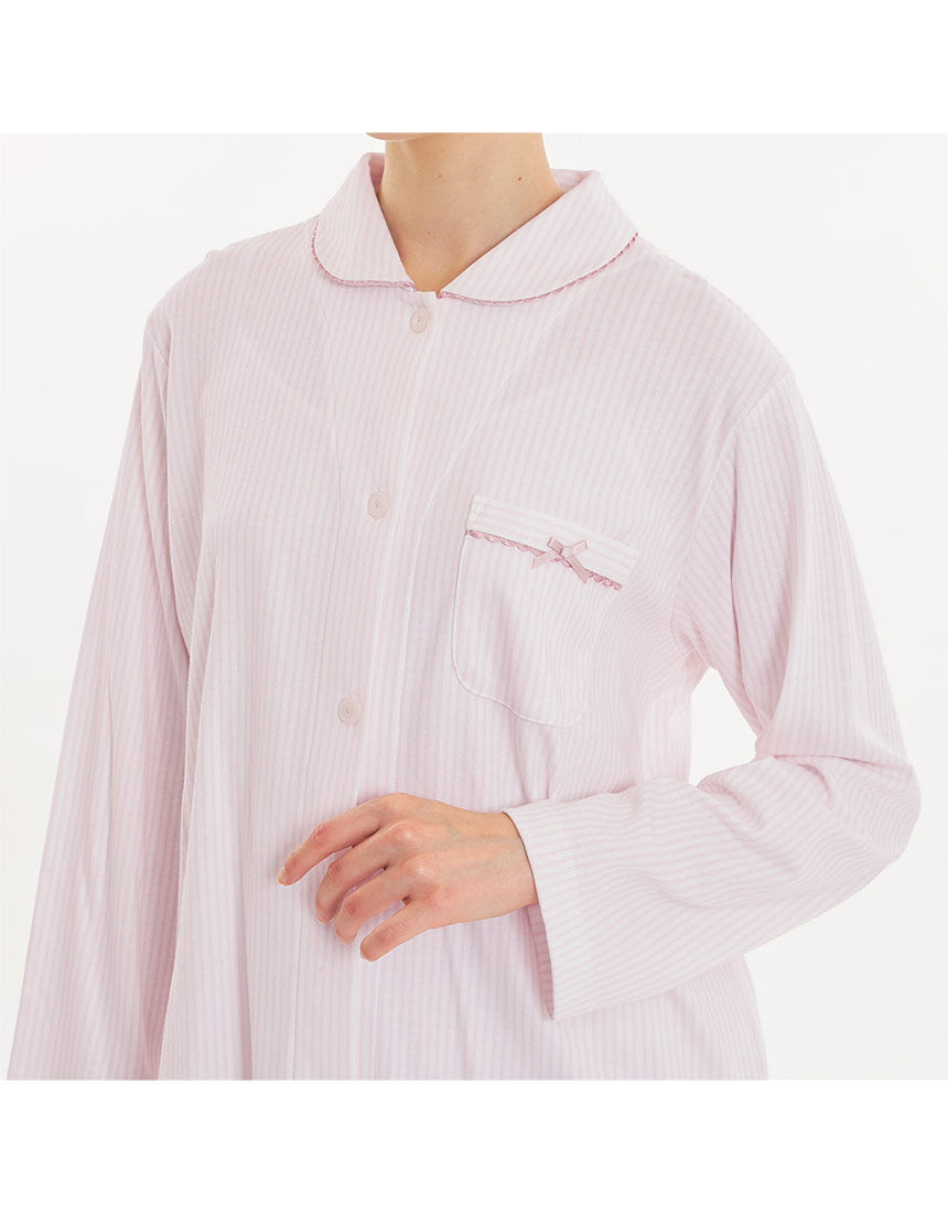 Lingè Noël ランジェノエル スムースストライプ パジャマ NZL608