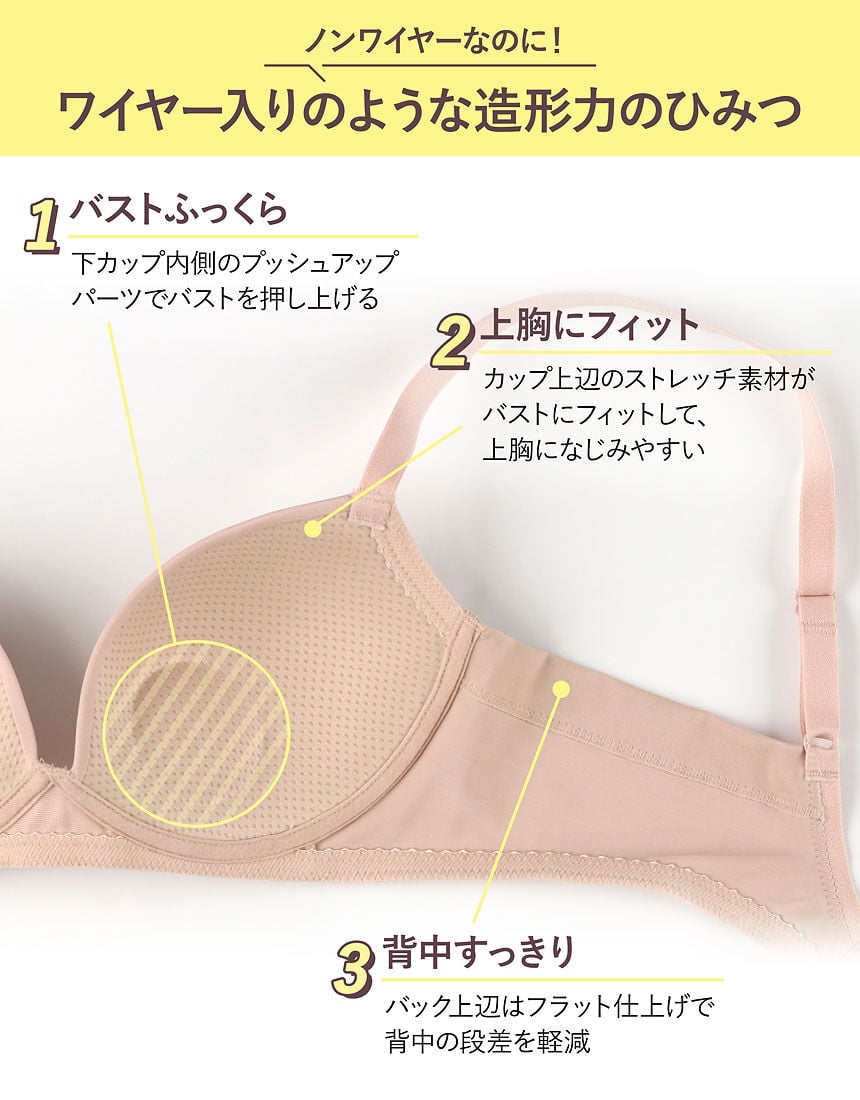 【良好品】 ウイング／フフ ワイヤーがないのに驚き！の美胸シルエット【美 エクササイズグッズ