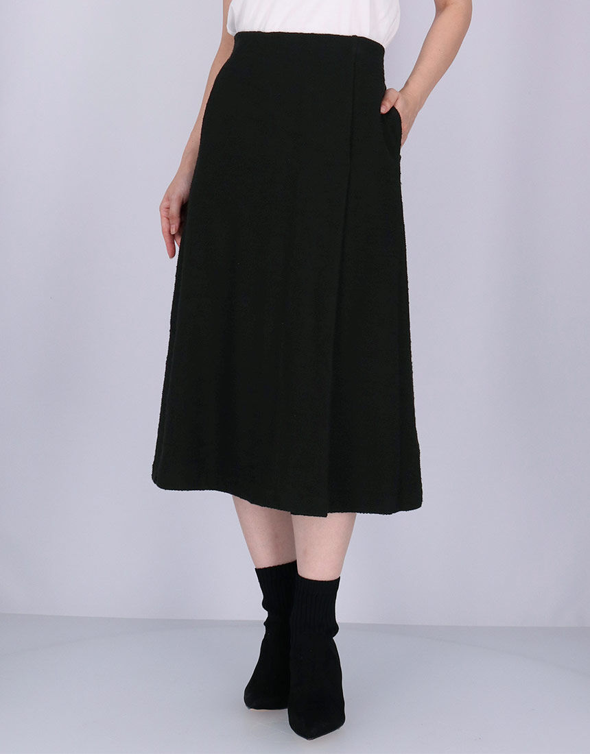 ワコール_カルソン 【綿混・あったか尾州産素材】スカート スカート