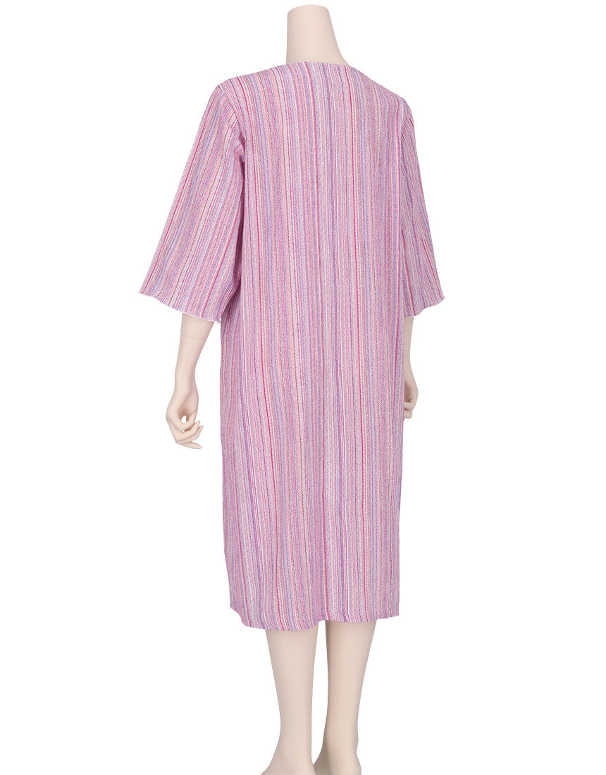 ワコール／らくラクパートナー 綿100％・楊柳素材のワンピース（八