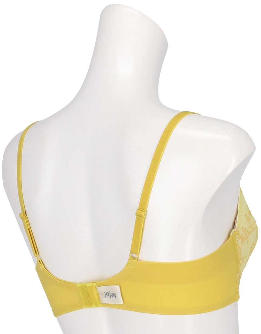 YOJOY ミモザレースにときめいて【ノンワイヤーブラ】ここちよく