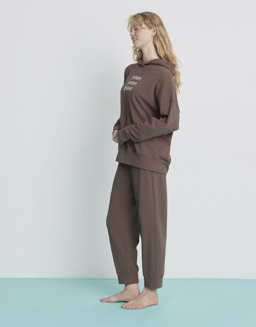 カシミヤ毛布、ウンナナクール2点‼️　パジャマ　ルームウェア　下のみ　サイズL ウンナナクール 【綿混】あくびのお嬢さんの裏毛フーディー パジャマ