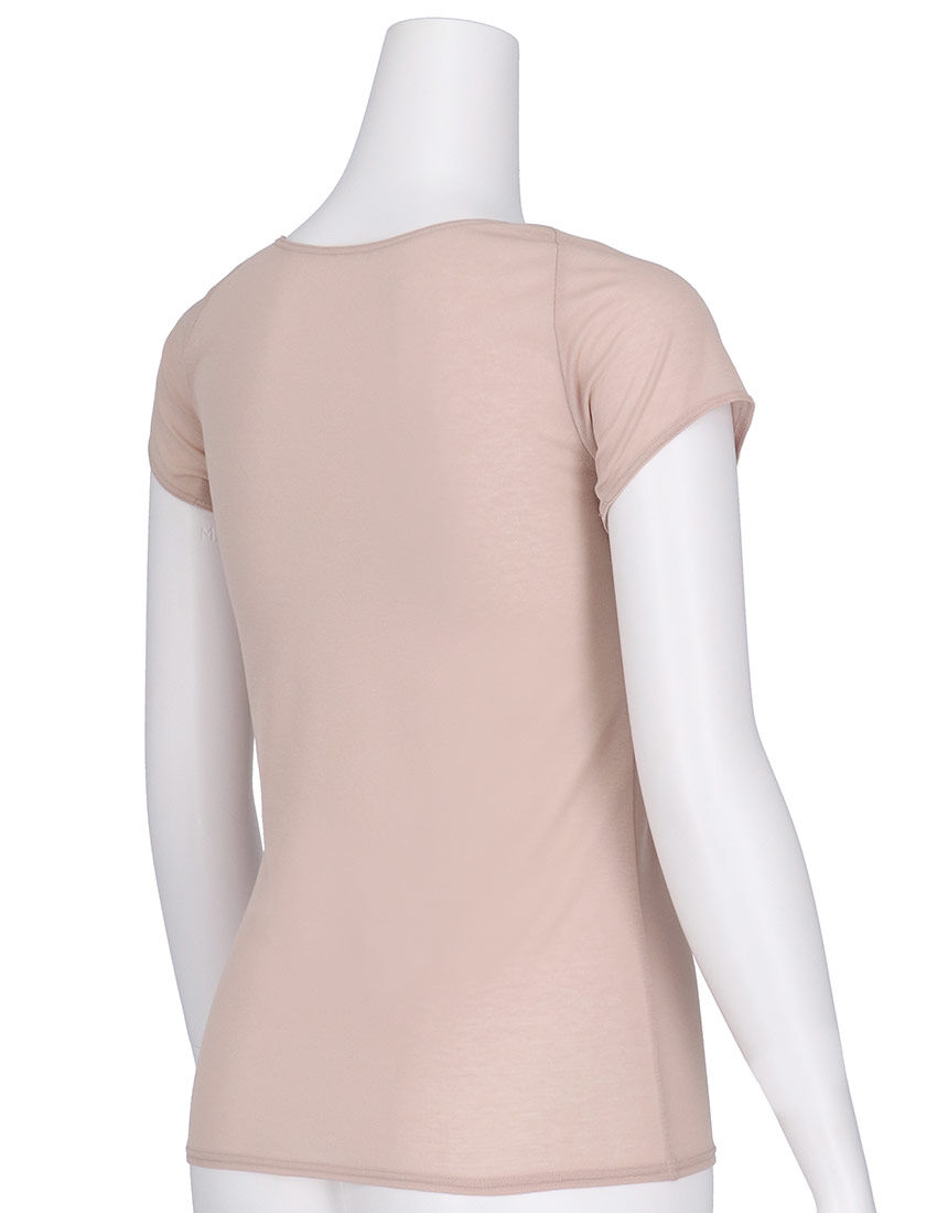 レディスインナー　トップ（２分袖）, , hi-res