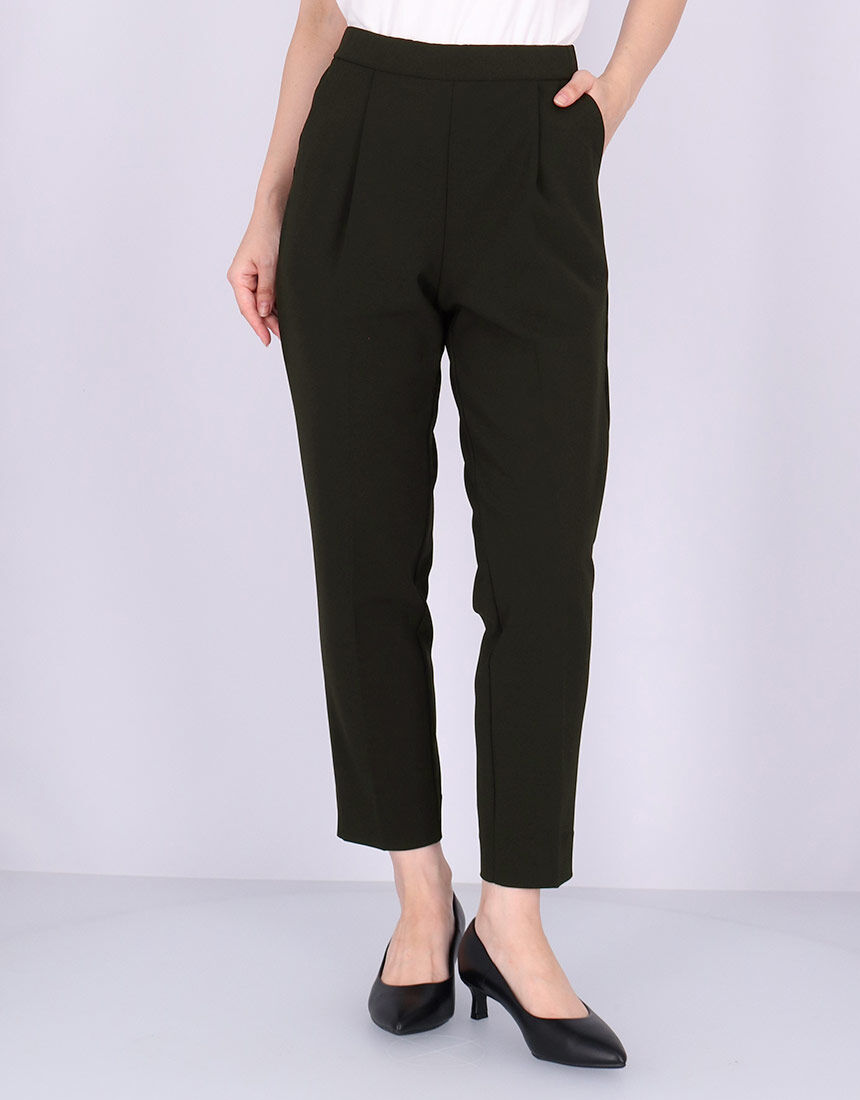 ワコール_カルソン きれいめパンツ テーパード 動きやすいストレッチ