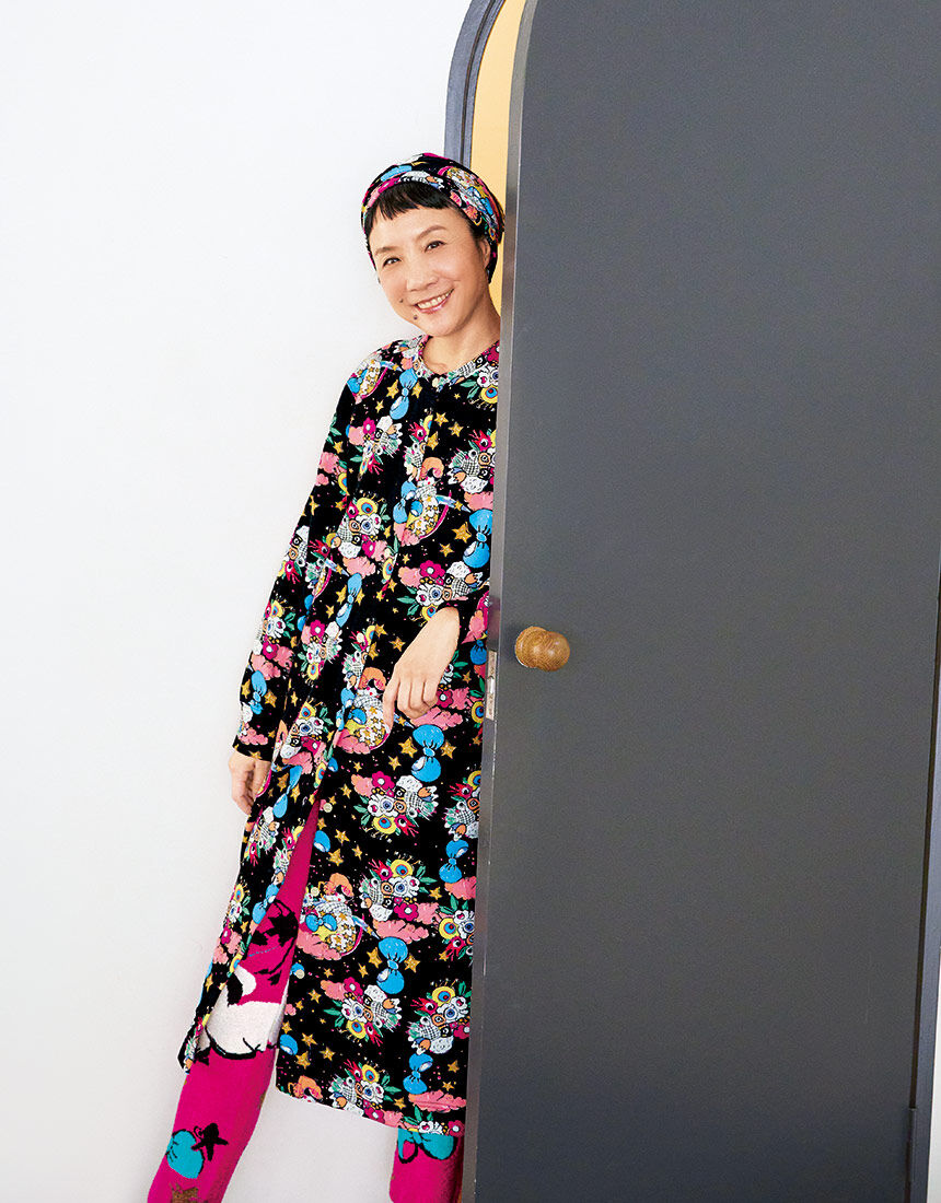 ツモリチサトスリープ 肌あたりがソフトで、伸びのあるニット ボトムス