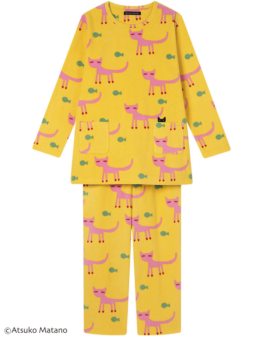 アツコマタノ とてもあたたかなマイクロフリース素材を使用 パジャマ