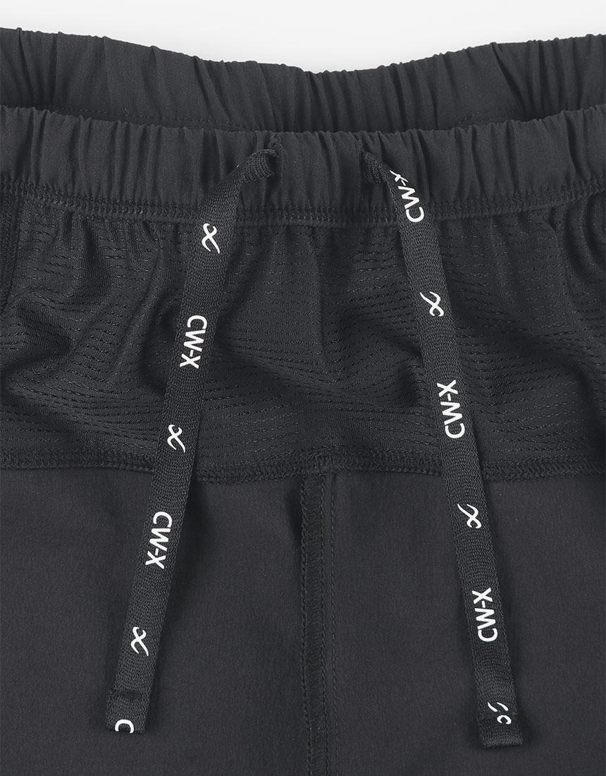 CW－X ユニセックス｜ポケット付きランニングパンツ｜2分丈