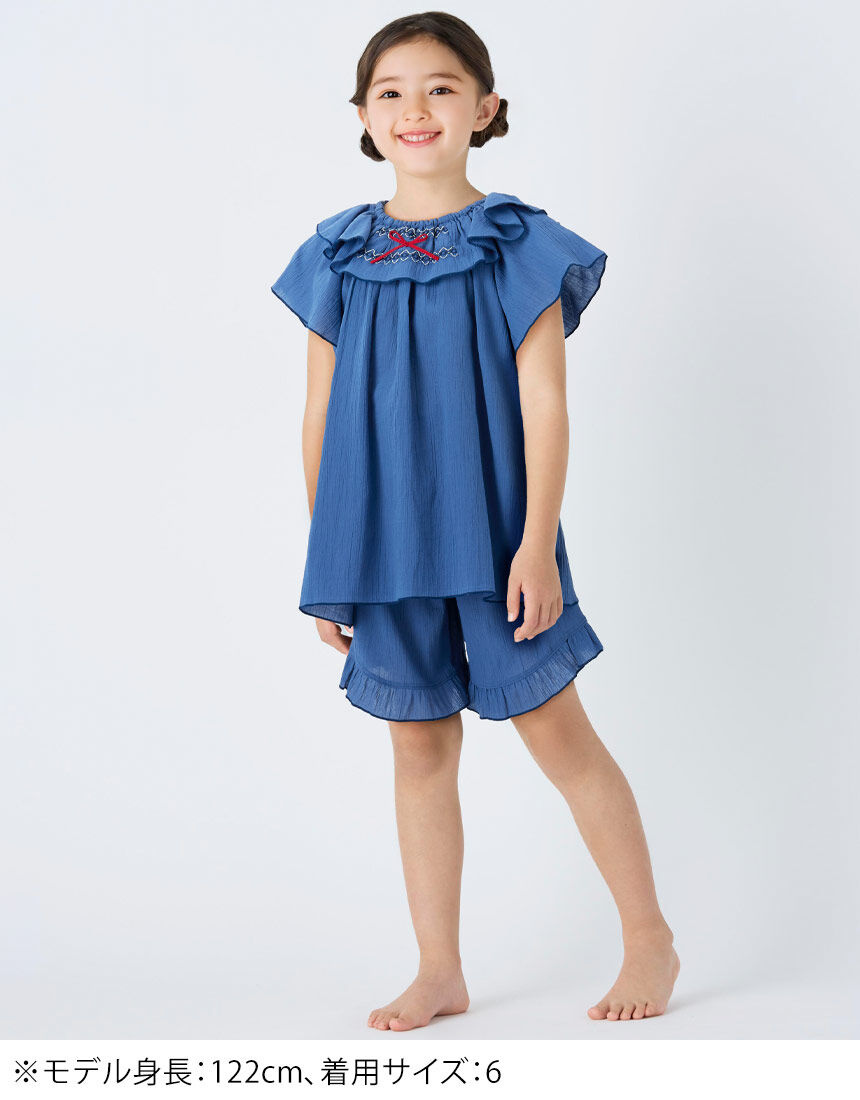 L【新品】2点ワコール女児パジャマ140cm〜155５ ワコール_ジュニア 【中学生におすすめ】 女児パジャマ CTR735