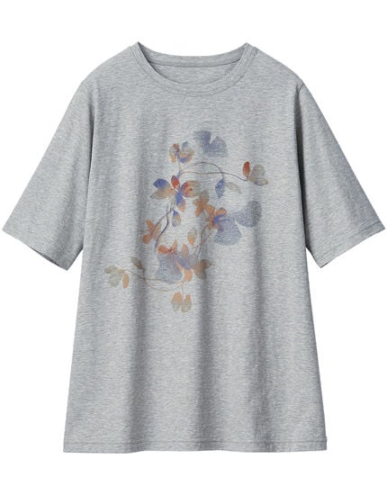 ラインストーン付プリントＴシャツ, , main